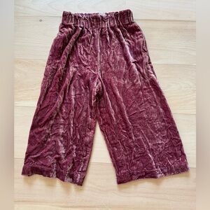COS Velvet Crop Flowy Pant